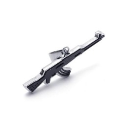 Herrehalskæde Med Vedhæng I Ren Titanium, Ak47 Riffel