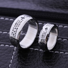Bibelpar Mand Titanium Ring