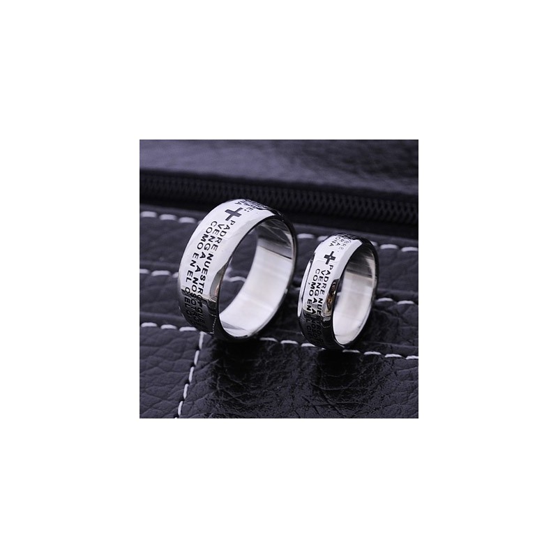 Bibelpar Mand Titanium Ring