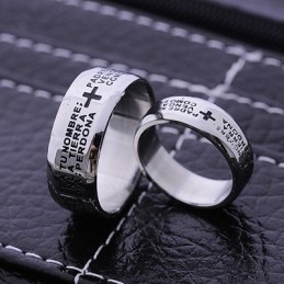 Bibelpar Mand Titanium Ring