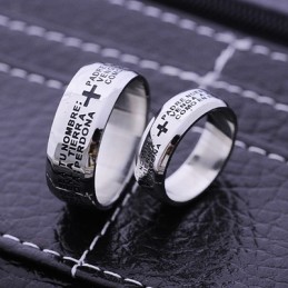 Bibelpar Mand Titanium Ring