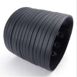 Behændigt Design I Delikate Farver I Fremragende Kvalitet Med Titaniumlæderarmbånd