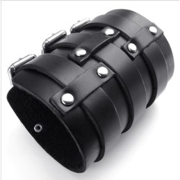 Fint Forarbejdede Delikate Farver, Pålidelig Kvalitets Titanium Læderarmbånd