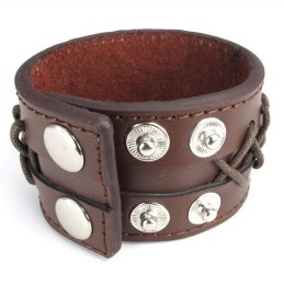 Dygtig Fremstilling Delikate Farver Pålidelig Kvalitet Titanium Læderarmbånd