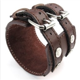 Behændigt Design Smukt I Farver Pålidelig Kvalitets Titanium Læderarmbånd