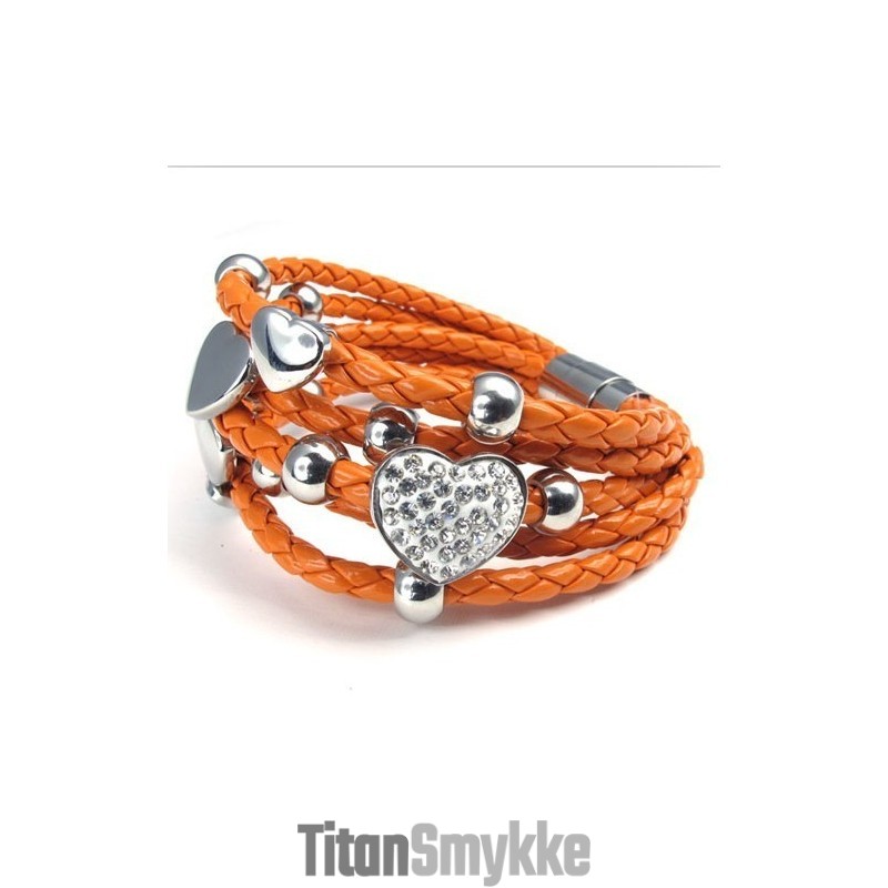 Smukt Design, Smukt I Farverne, Pålideligt Armbånd I Rustfrit Læder Af Høj Kvalitet