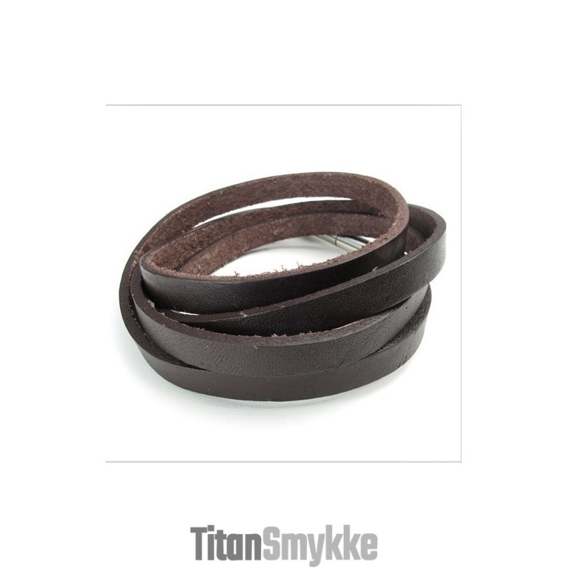 Behændigt Design, Delikate Farver, Pålideligt Titanium Læderarmbånd Af Høj Kvalitet