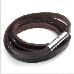 Behændigt Design, Delikate Farver, Pålideligt Titanium Læderarmbånd Af Høj Kvalitet