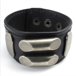 Dygtig Fremstilling Delikate Farver Pålidelig Kvalitet Titanium Læderarmbånd