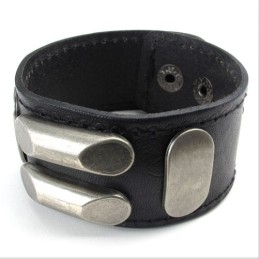 Dygtig Fremstilling Delikate Farver Pålidelig Kvalitet Titanium Læderarmbånd