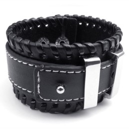 Behændigt Design I Delikate Farver I Fremragende Kvalitet Med Titaniumlæderarmbånd