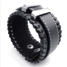 Behændigt Design I Delikate Farver I Fremragende Kvalitet Med Titaniumlæderarmbånd