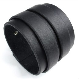 Dygtig Fremstilling Delikate Farver Pålidelig Kvalitet Titanium Læderarmbånd