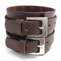 Dygtig Fremstilling Delikate Farver Pålidelig Kvalitet Titanium Læderarmbånd