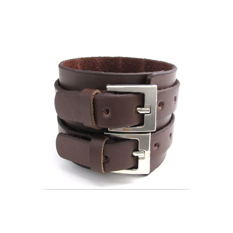 Dygtig Fremstilling Delikate Farver Pålidelig Kvalitet Titanium Læderarmbånd