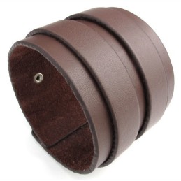 Dygtig Fremstilling Delikate Farver Pålidelig Kvalitet Titanium Læderarmbånd