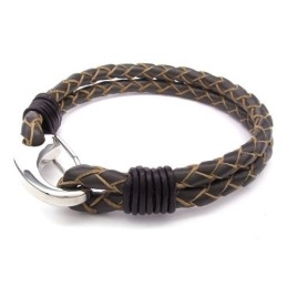 Behændigt Design I Delikate Farver I Fremragende Kvalitet Med Titaniumlæderarmbånd