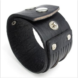 Dygtig Fremstilling Delikate Farver Pålidelig Kvalitet Titanium Læderarmbånd