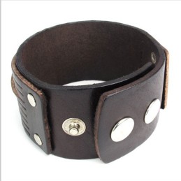 Dygtig Fremstilling Delikate Farver Pålidelig Kvalitet Titanium Læderarmbånd