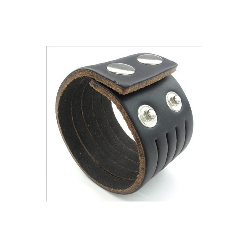 Dygtig Fremstilling Delikate Farver Pålidelig Kvalitet Titanium Læderarmbånd