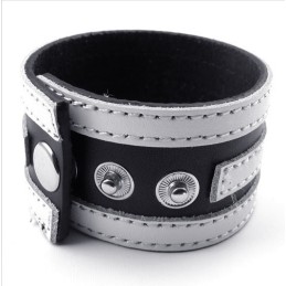 Dygtig Fremstilling Delikate Farver Pålidelig Kvalitet Titanium Læderarmbånd