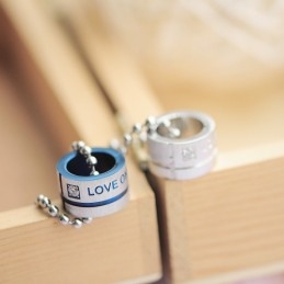 Love Only You Sweetheart Rings Circle Titanium Halskæde Vedhæng