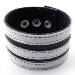 Dygtig Fremstilling Delikate Farver Pålidelig Kvalitet Titanium Læderarmbånd