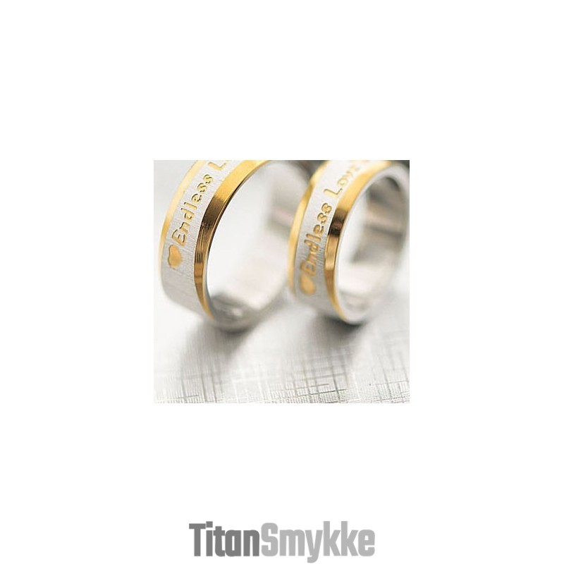 Uendelig Kærlighed Titaniumring