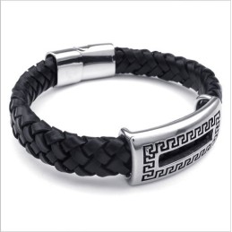 Behændigt Design, Delikate Farver, Pålideligt Titanium Læderarmbånd Af Høj Kvalitet