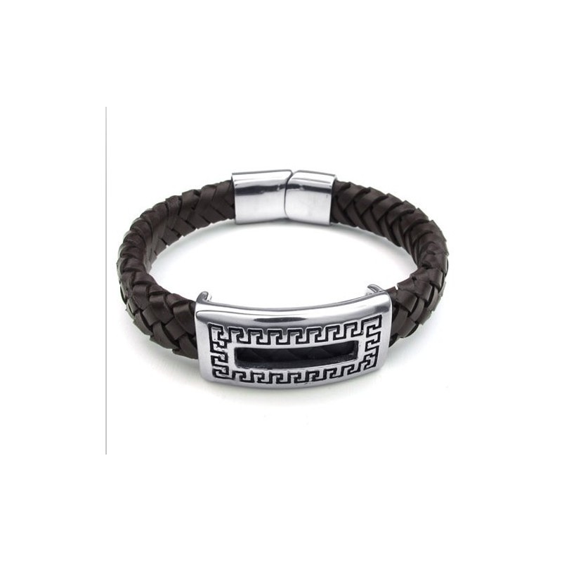 Behændigt Design, Delikate Farver, Pålideligt Titanium Læderarmbånd Af Høj Kvalitet