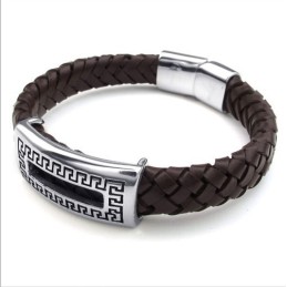 Behændigt Design, Delikate Farver, Pålideligt Titanium Læderarmbånd Af Høj Kvalitet