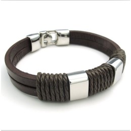 Behændigt Design, Delikate Farver, Pålideligt Titanium Læderarmbånd Af Høj Kvalitet