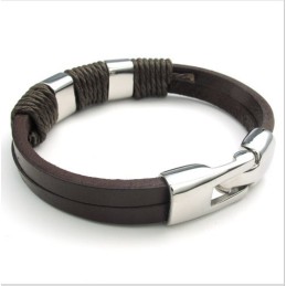 Behændigt Design, Delikate Farver, Pålideligt Titanium Læderarmbånd Af Høj Kvalitet