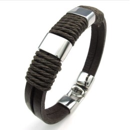 Behændigt Design, Delikate Farver, Pålideligt Titanium Læderarmbånd Af Høj Kvalitet