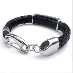 Moderigtige Mønstre, Delikate Farver, Fremragende Titanium Læderarmbånd