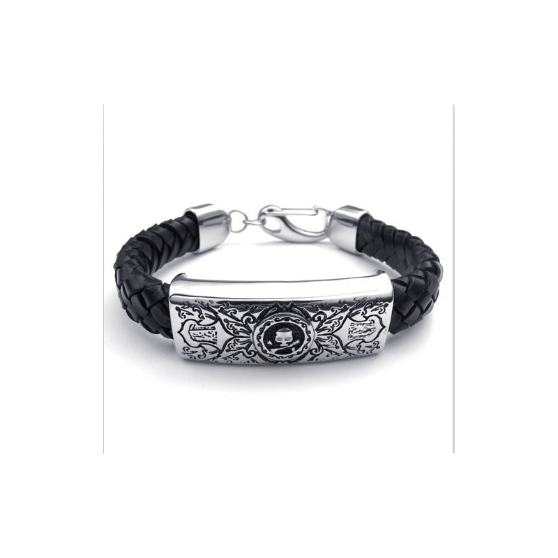 Attraktivt Design, Delikate Farver, Fremragende Kvalitet, Titanium Læderarmbånd Attraktivt Design, Delikate Farver, Fremragende Kvalitet, Titanium Læderarmbånd