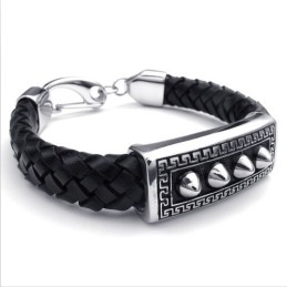 Behændigt Design, Delikate Farver, Pålideligt Titanium Læderarmbånd Af Høj Kvalitet