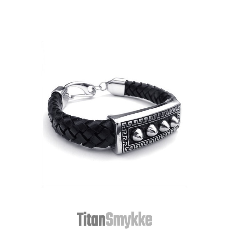 Behændigt Design, Delikate Farver, Pålideligt Titanium Læderarmbånd Af Høj Kvalitet