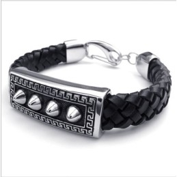 Behændigt Design, Delikate Farver, Pålideligt Titanium Læderarmbånd Af Høj Kvalitet