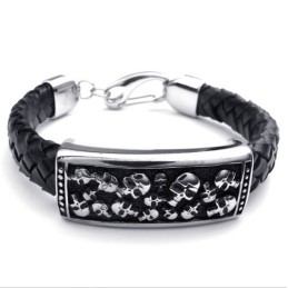 Behændigt Design, Delikate Farver, Pålideligt Titanium Læderarmbånd Af Høj Kvalitet