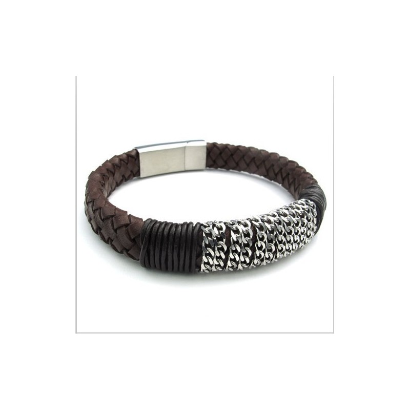 Behændigt Design, Delikate Farver, Pålideligt Titanium Læderarmbånd Af Høj Kvalitet