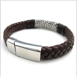 Behændigt Design, Delikate Farver, Pålideligt Titanium Læderarmbånd Af Høj Kvalitet