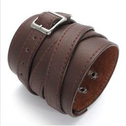 Fint Forarbejdede Delikate Farver, Pålidelig Kvalitets Titanium Læderarmbånd