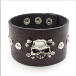 Dygtig Fremstilling Delikate Farver Pålidelig Kvalitet Titanium Læderarmbånd