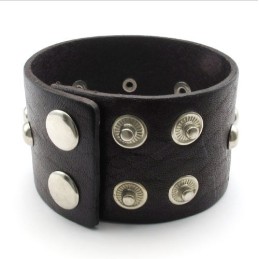 Dygtig Fremstilling Delikate Farver Pålidelig Kvalitet Titanium Læderarmbånd