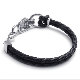Behændigt Design, Delikate Farver, Stabilt Titanium Læderarmbånd Af Høj Kvalitet