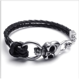 Behændigt Design, Delikate Farver, Stabilt Titanium Læderarmbånd Af Høj Kvalitet