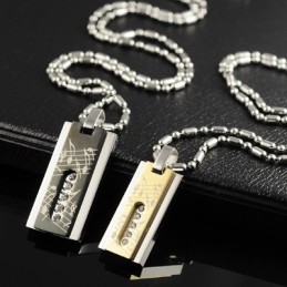 Fashion Score Sweetheart Lover Titanium Halskæder Vedhæng