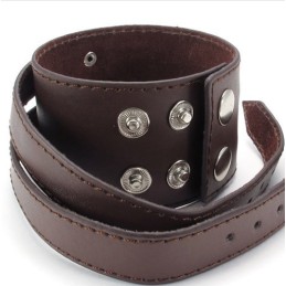 Dygtig Fremstilling Delikate Farver Pålidelig Kvalitet Titanium Læderarmbånd
