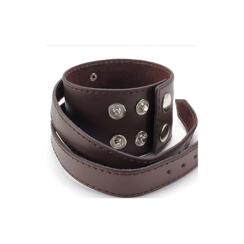 Dygtig Fremstilling Delikate Farver Pålidelig Kvalitet Titanium Læderarmbånd